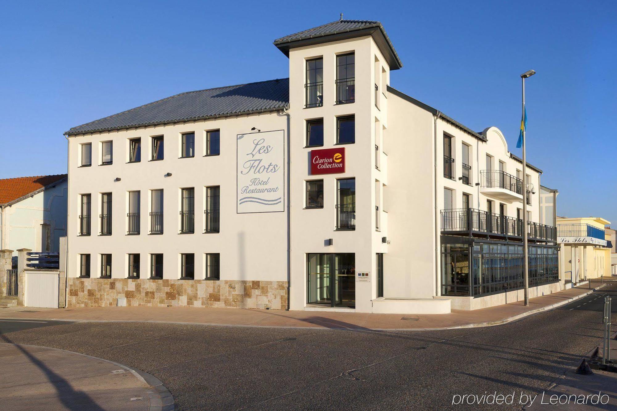 Les Flots - Hotel Et Restaurant Face A L'Ocean - Châtelaillon-Plage Exterior foto